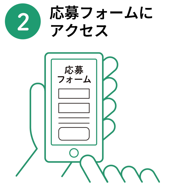 応募フォームにアクセス