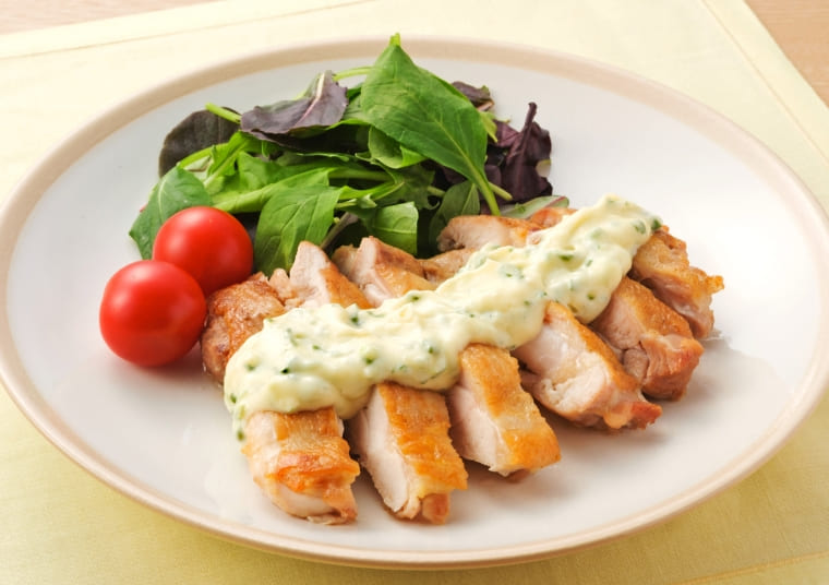 チキンのにんにくマヨがけ