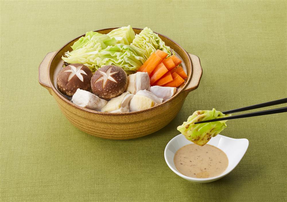 鶏むね肉と野菜の鍋