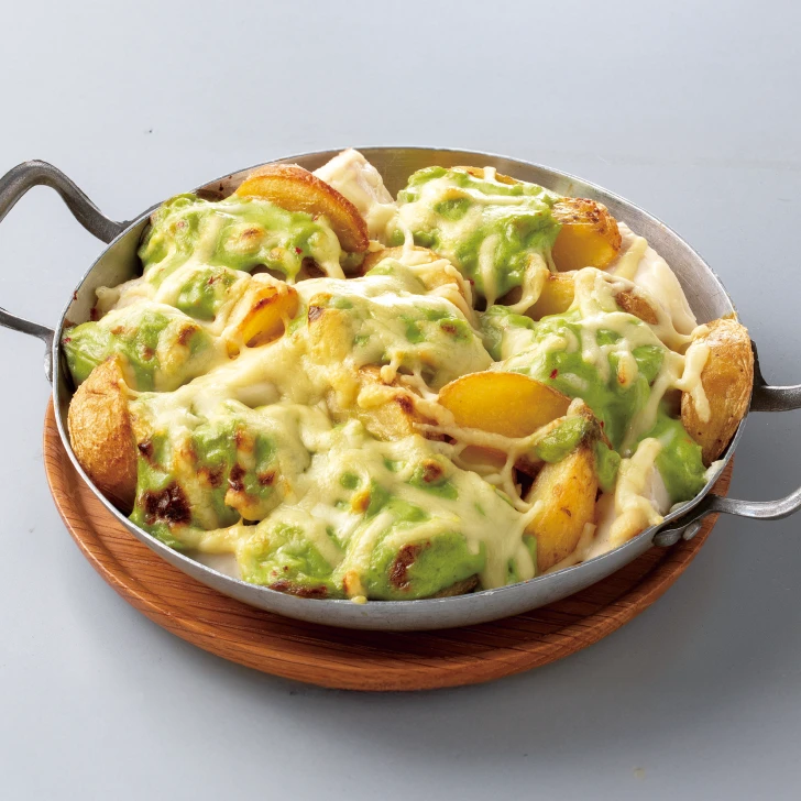 チキンワカモレのチーズ焼き