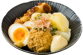 味噌おでんのポテサラ