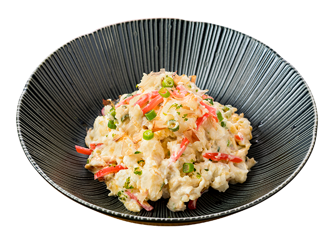 たこ焼き風ポテサラ