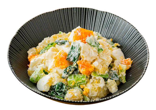 小松菜のポテサラ