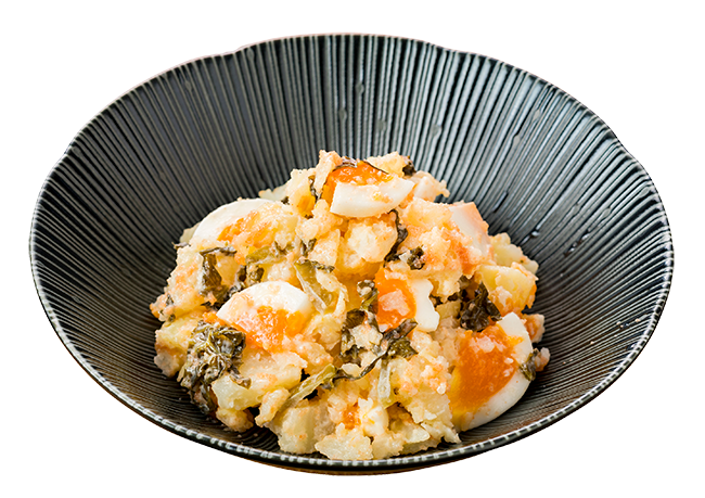 高菜明太のポテサラ