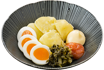 高菜明太のポテサラ