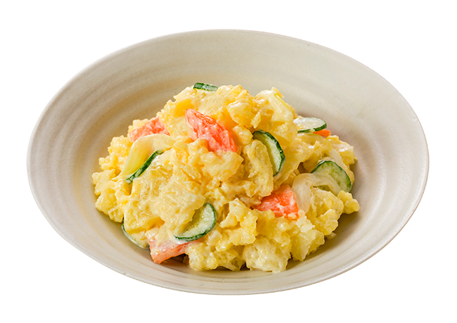 家庭の味のポテサラ
