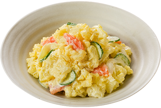 家庭の味のポテサラ