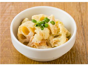 カリフラワーとレンコンのマヨ和え