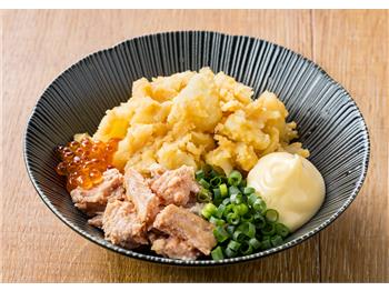 北海道のうまみ！鮭のちゃんちゃん焼き風ポテサラ