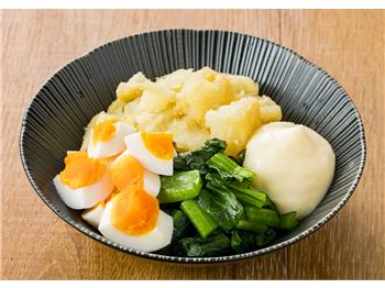 小松菜のポテサラ