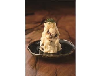 数の子と奈良漬けの酒粕ポテサラ