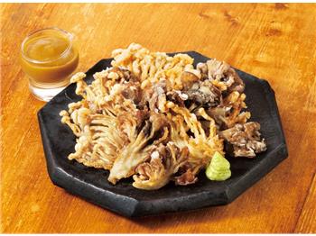 焼ききのこのガーリックオニオン