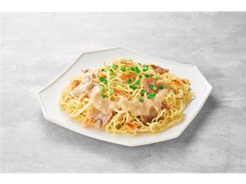 豚肉と桜えびのねぎ塩焼きそば