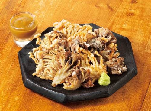 焼ききのこのガーリックオニオン