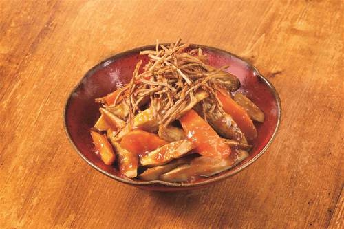 ゆず醤油の揚げ金平