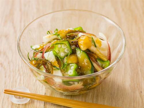 もずくと長芋のねばねばサラダ