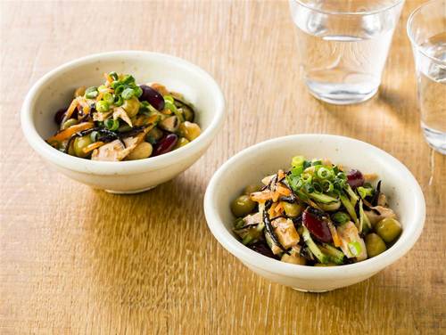 お豆とひじきの小鉢