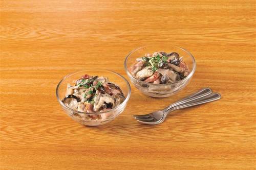 きのことベーコンのクリーミィジンジャー