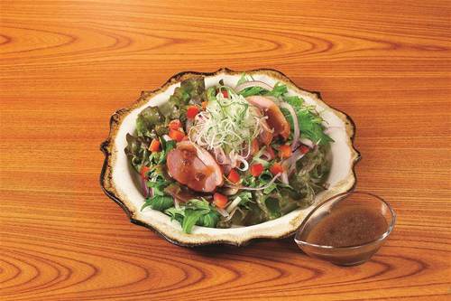 鴨ねぎのごちそう黒酢たまねぎサラダ