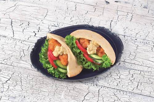 鶏から揚げのレモンタルタルピタサンド