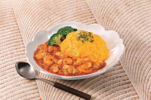 オマールソースのとろっとオムライス