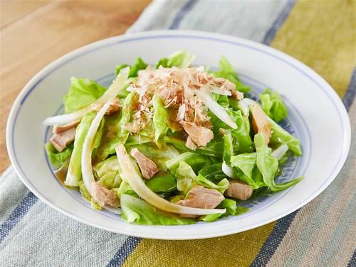 キャベツとツナの和風サラダ