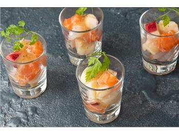 シーフードねぎ塩マリネ風