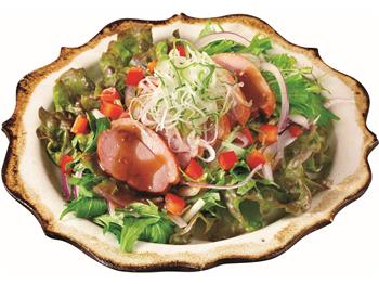 鴨ねぎのごちそう黒酢たまねぎサラダ