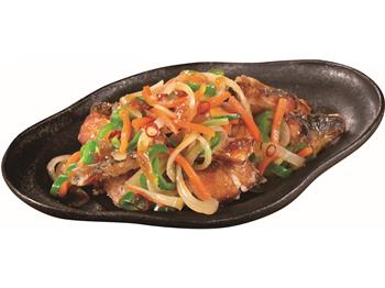 サバ竜田の黒酢たまねぎ南蛮漬け