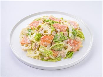 白菜と柿のデリサラダ
