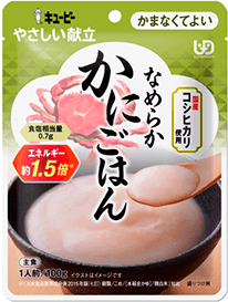 なめらかかにごはん